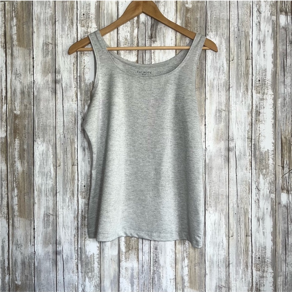 Talbots Grey Sparkling Tank